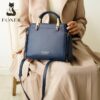 Bolsa Madri em Couro Legítimo - Azul